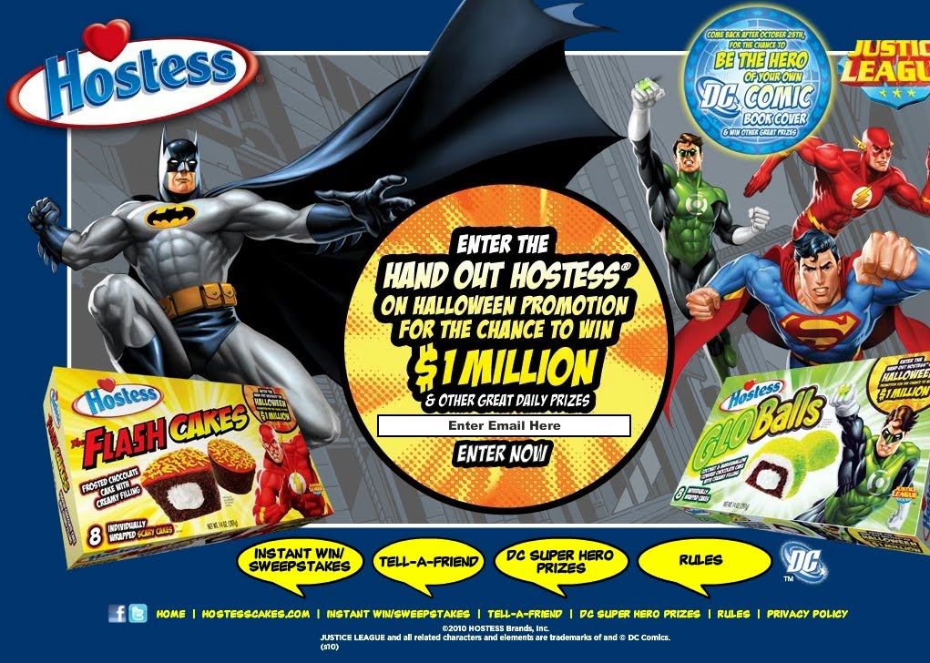 Moongem Comics Hostess Cakes Justice League