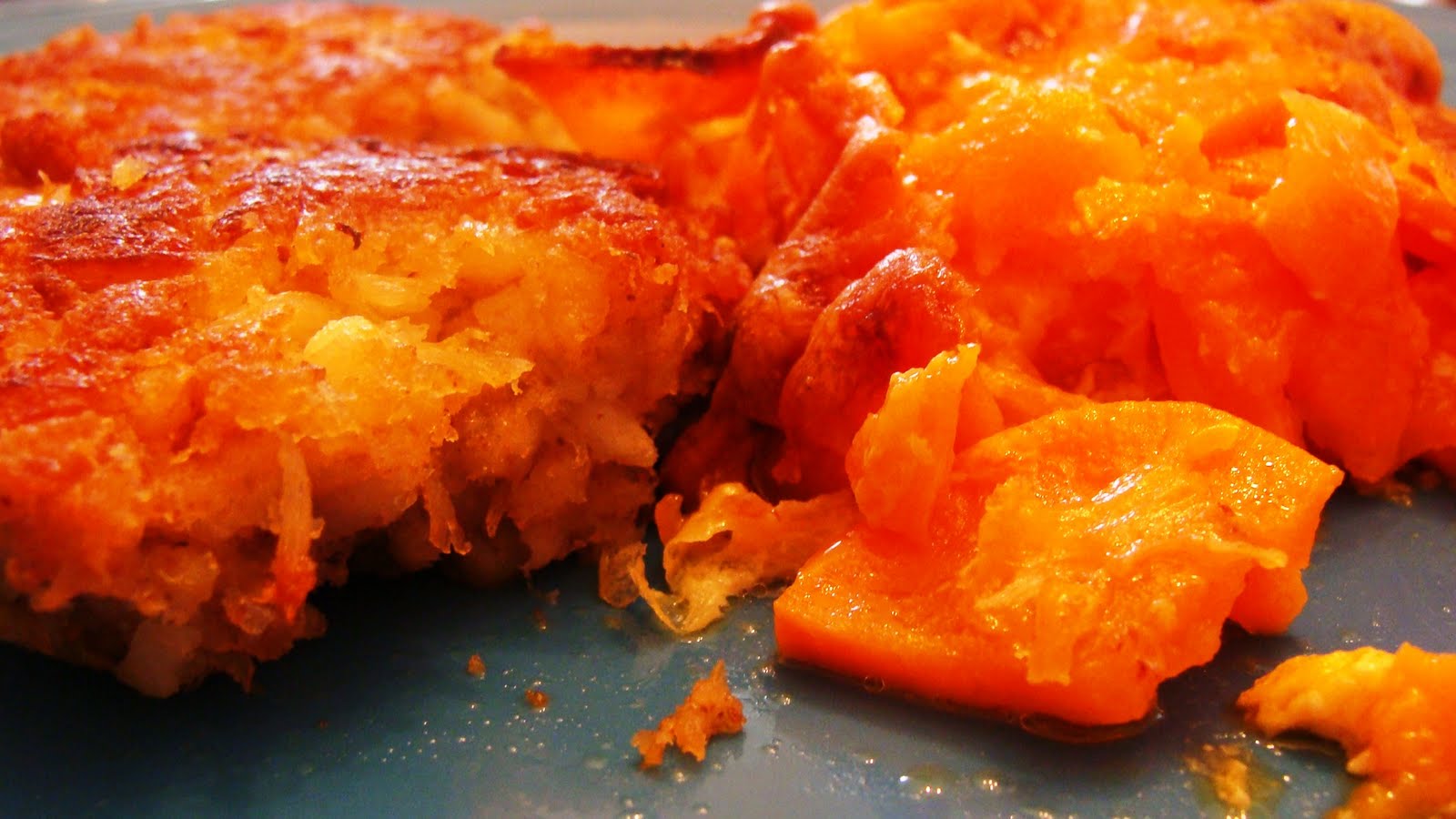 Kate Just Ate Crab Cakes and Scalloped Sweet Potatoes