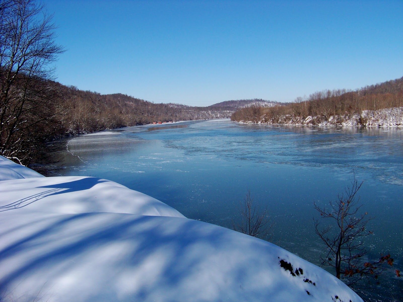 SWPA Rural Exploration A winter walk down the Rices Landing, PA rails