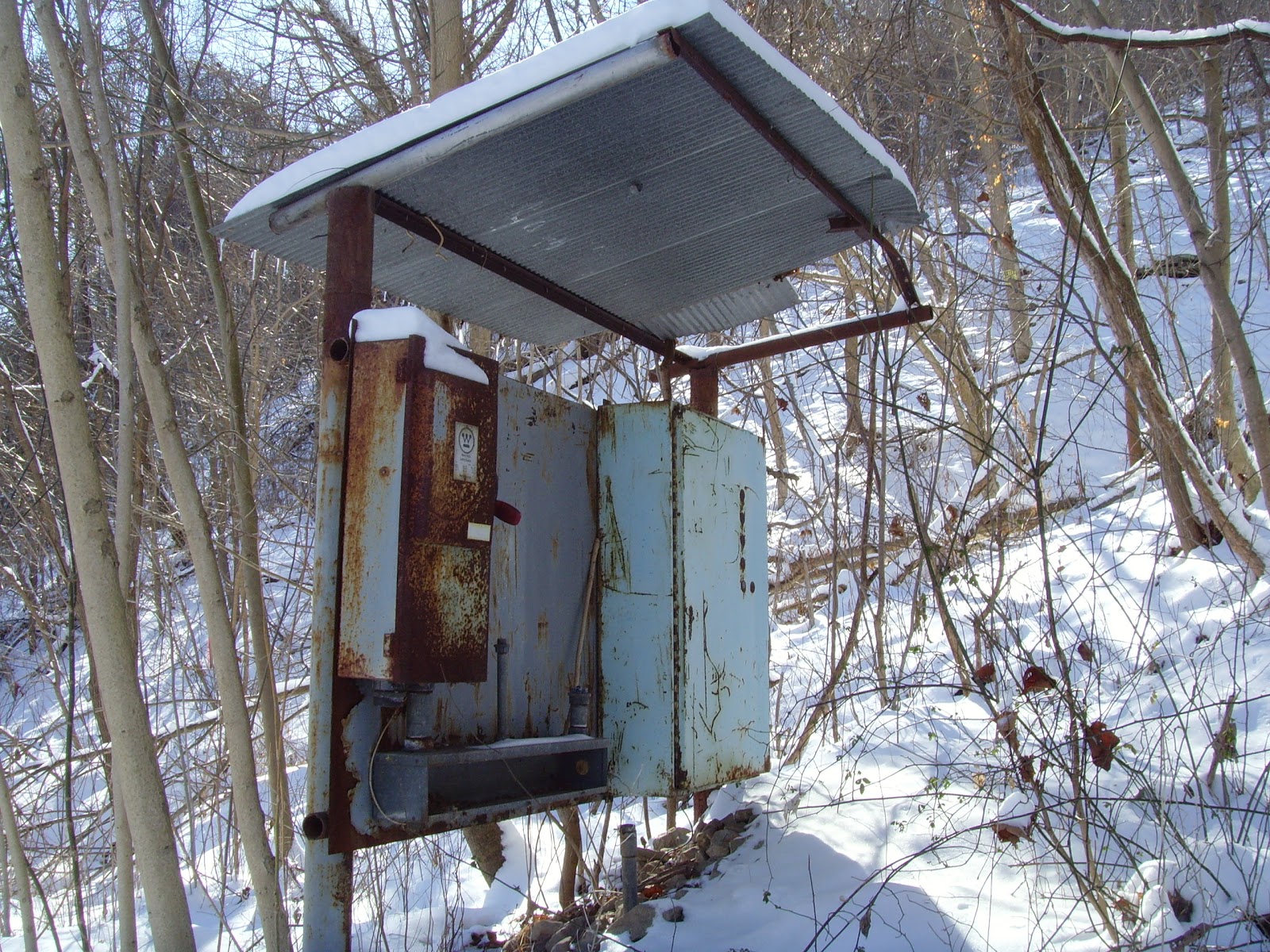 SWPA Rural Exploration A winter walk down the Rices Landing, PA rails