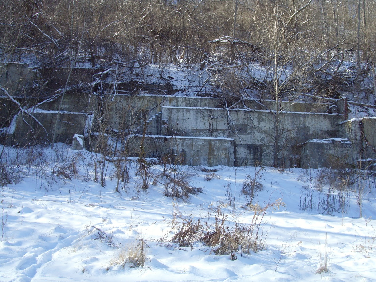 SWPA Rural Exploration A winter walk down the Rices Landing, PA rails
