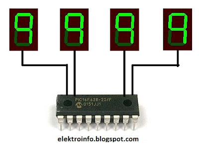 pic16f628a ile 0-9999 ileri geri resetli sayıcı