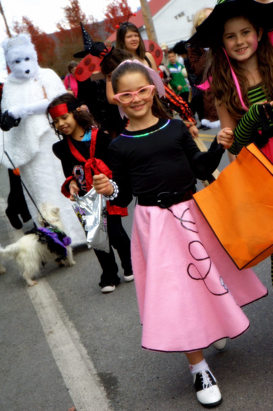 The Edwards girls Edison Elementary Halloween Parade