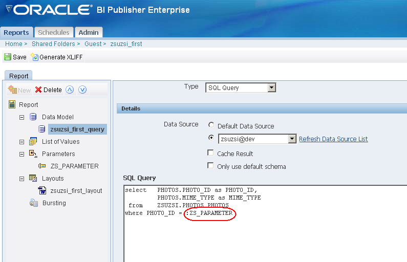 bi publisher add parameters sql query example bi publisher add parameters sql query example