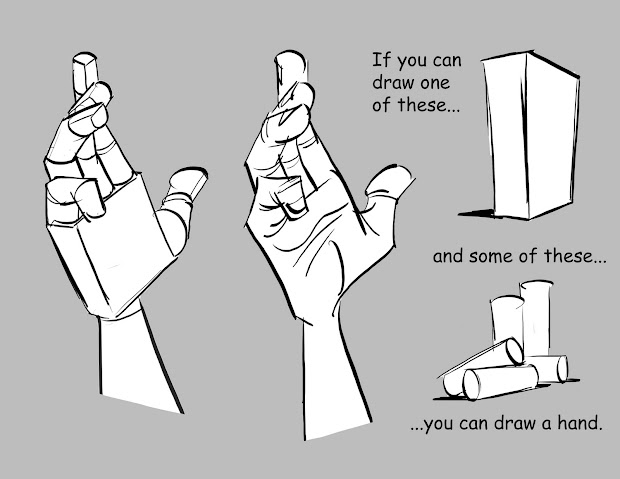 How To Draw A Anime Hand Waving - Draw-goose