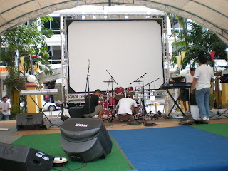 Outdoor Movies in Kapit, Malaysia