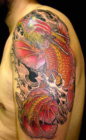 39 Japanese Dragon Tattoo Colour Gif