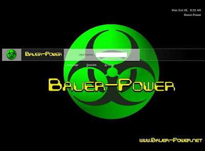 Bauer-Power GDM Theme Ubuntu