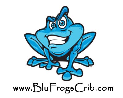 Blu Frogs Crib