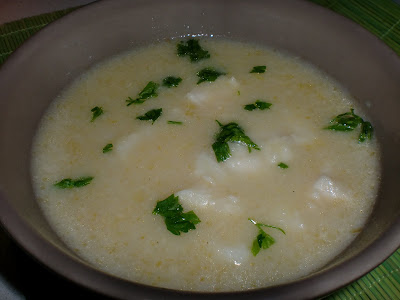  Sopa de Pescado al aroma de ajo. 
