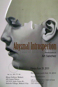 "Abysmal Introspection," 2nd solo exhibition of Art Sanchez