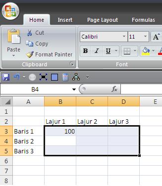 Contoh Soalan Latihan Microsoft Excel - Persoalan w