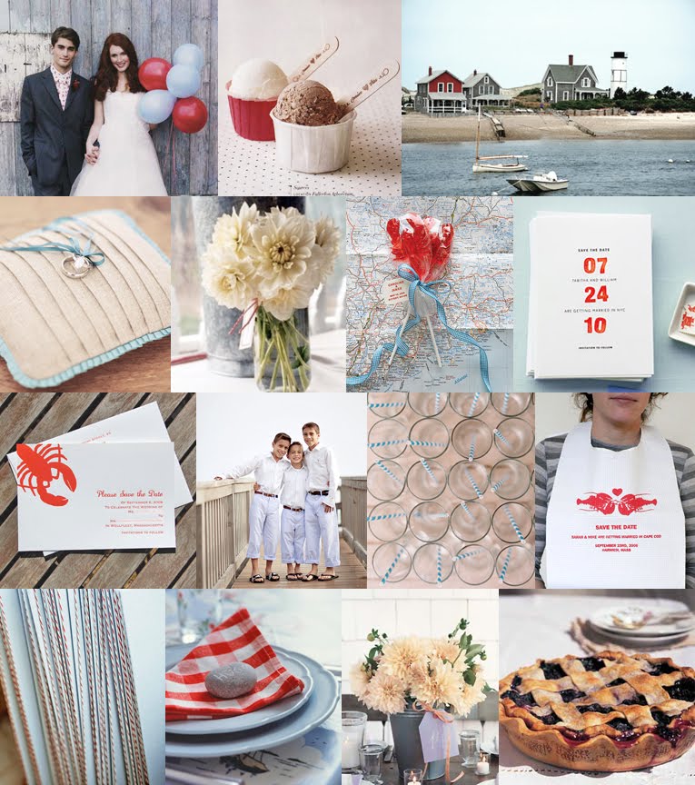 Perfect New England Party This inspiration board from Snippet and Ink they 
