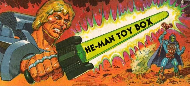 He-Man Toy Box: Laser Power He-Man & Laser-Light Skeletor