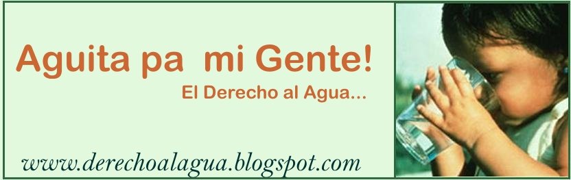 Agüita pa' mi gente
