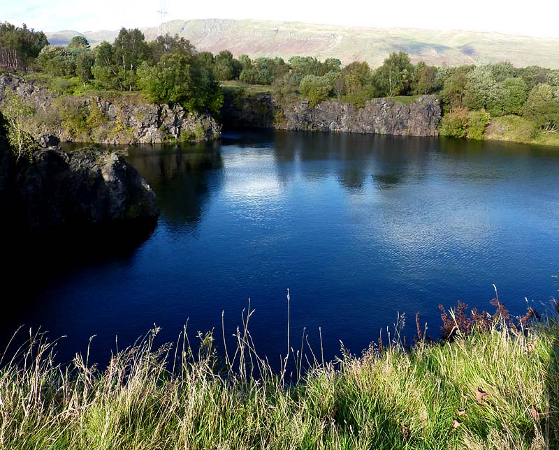 Alex and Bob`s Blue Sky Scotland Urban Autumn.Glasgow Parks and River