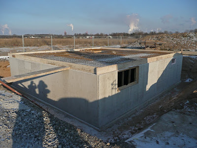 B&H bauen: Kellerdecke bereit zum Ausgießen