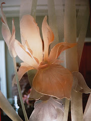 Carved Glass Divider