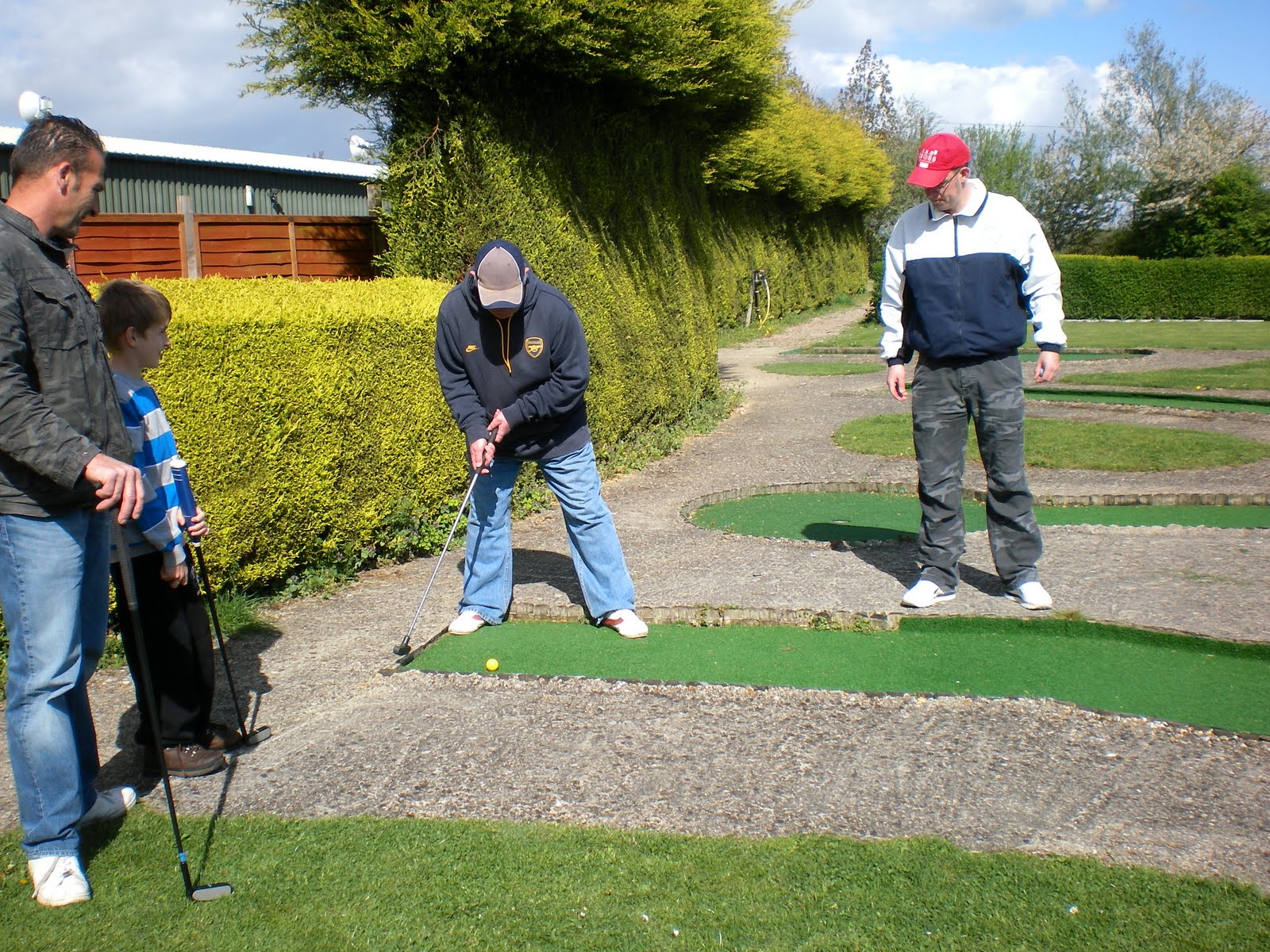 The Ham and Egger Files Tea Green Golf Fun Day Minigolf Lessons
