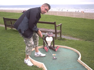 Crazy Golf in Pendine Sands, Wales