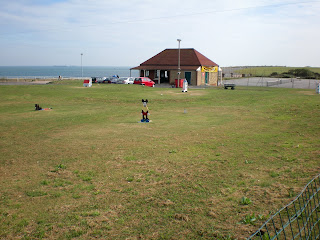 Crazy Golf on Grass at the Palm Bay Café in Cliftonville, Margate