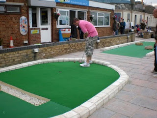 Strokes Adventure Golf course in Margate, Kent