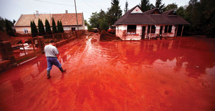 Downstream From Eden What Really Made The Nile Turn Red Hungary S Red Sludge Photo Credit Newscom