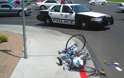 Image of bicycle accident