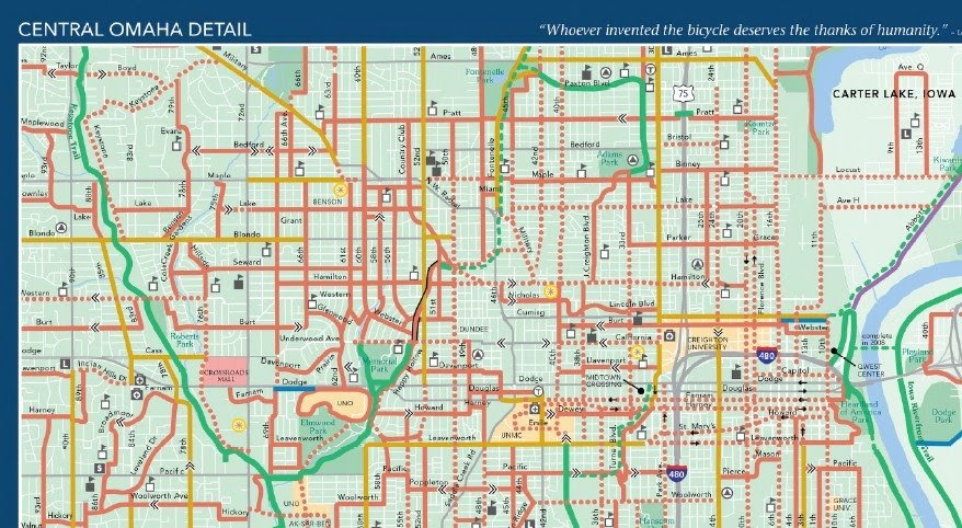 Bike Commute Tips Blog: Omaha: New map inspires cyclists