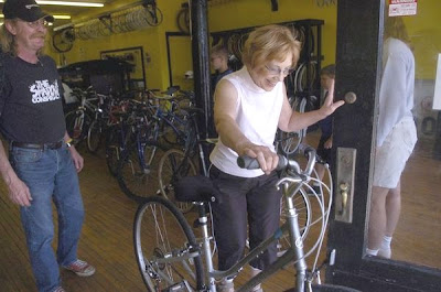 Image of customer Alberta Casto at The Bike Shop