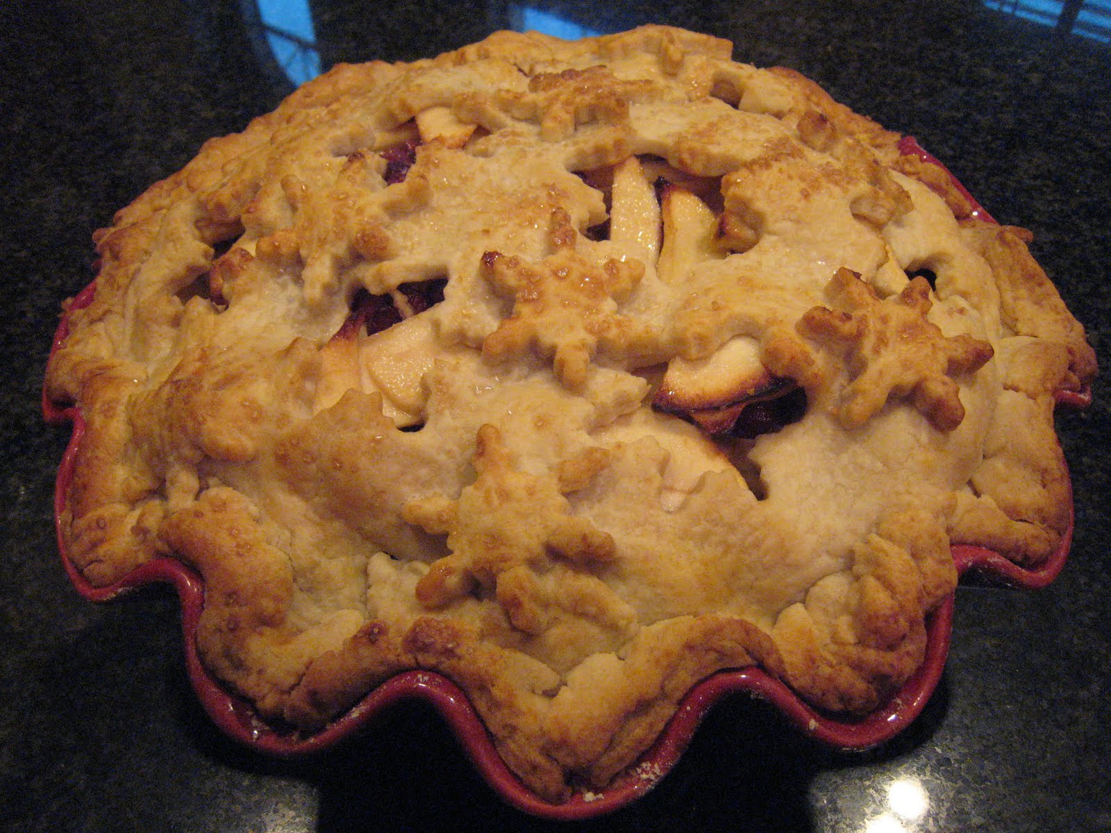 apple cranberry pie