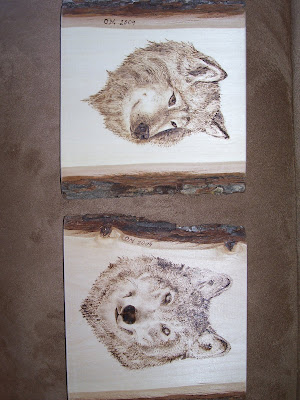 My Savvy Art Studio: Wolf Wood burning Set