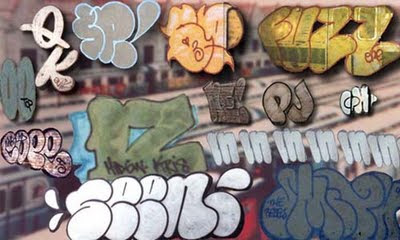 graffiti bubble letters alphabet