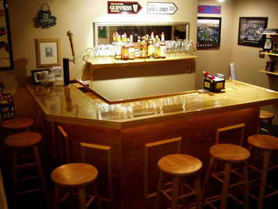 Home  Design on Customized Home Bar Plans And Bar Building Designs