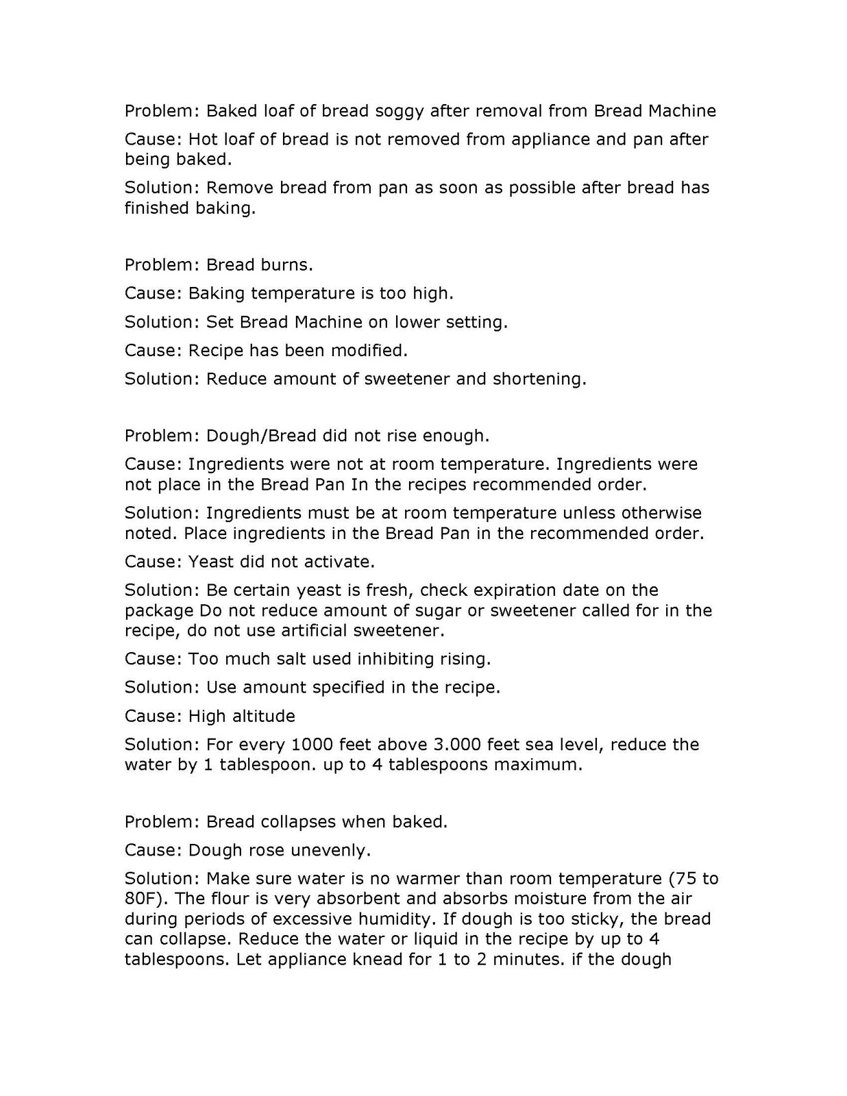 Welbilt Bread Machine Blog Model ABM4100T Welbilt Bread Machine