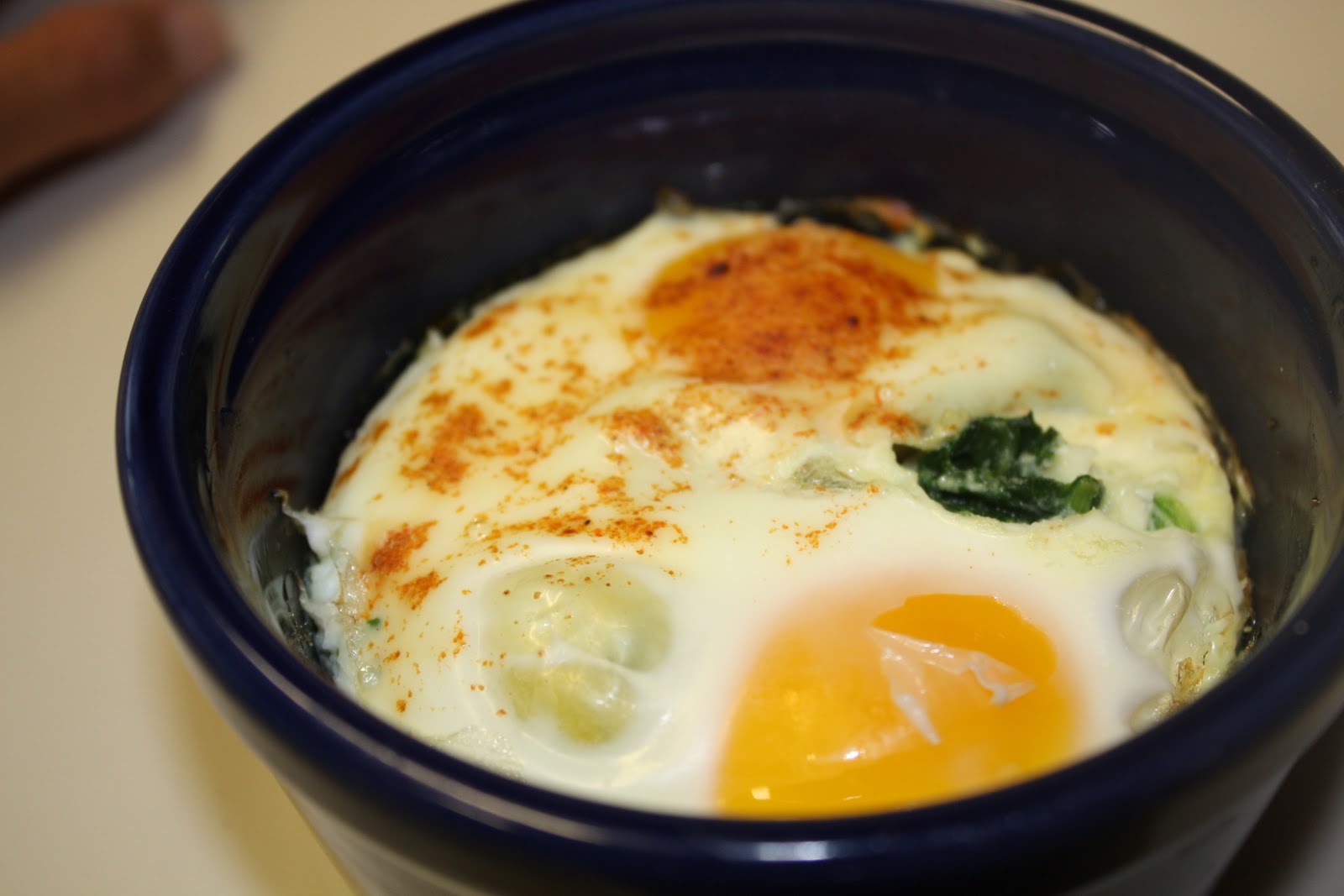 Baked Eggs with Spinach Medifast Recipes