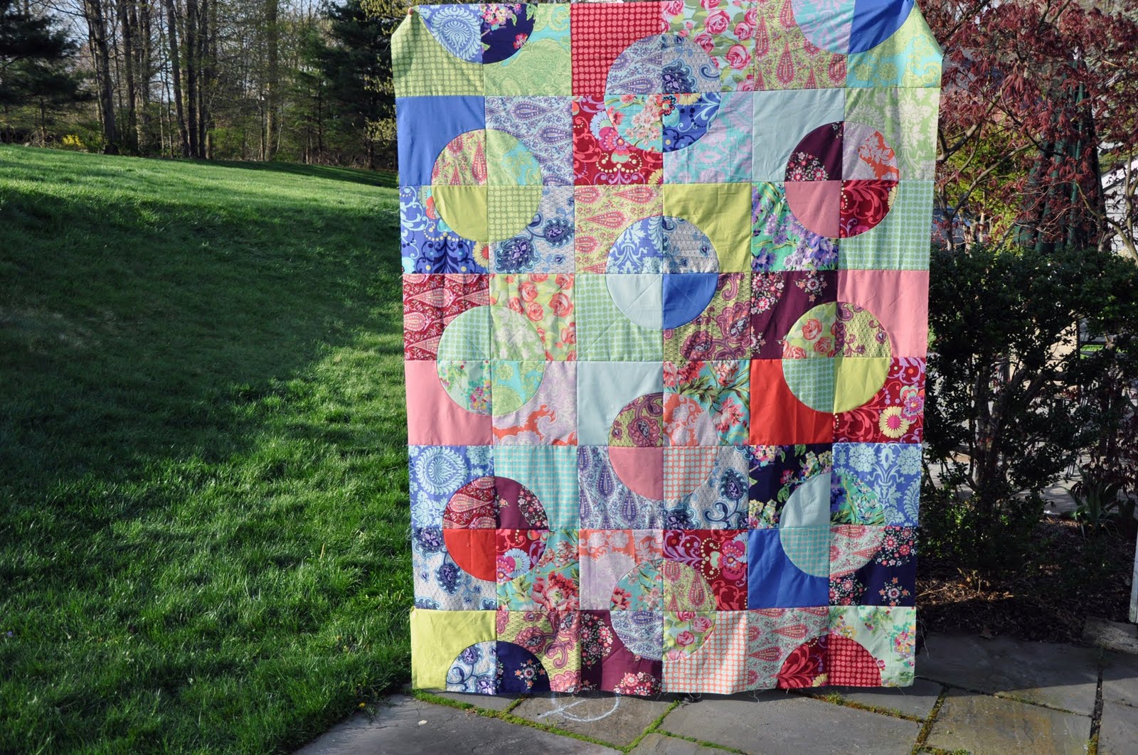 Quilt Story A common place life Round about quilt...