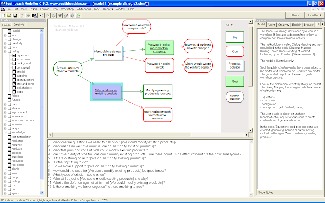 Southbeach Modeller screenshots: Dialog Mapping