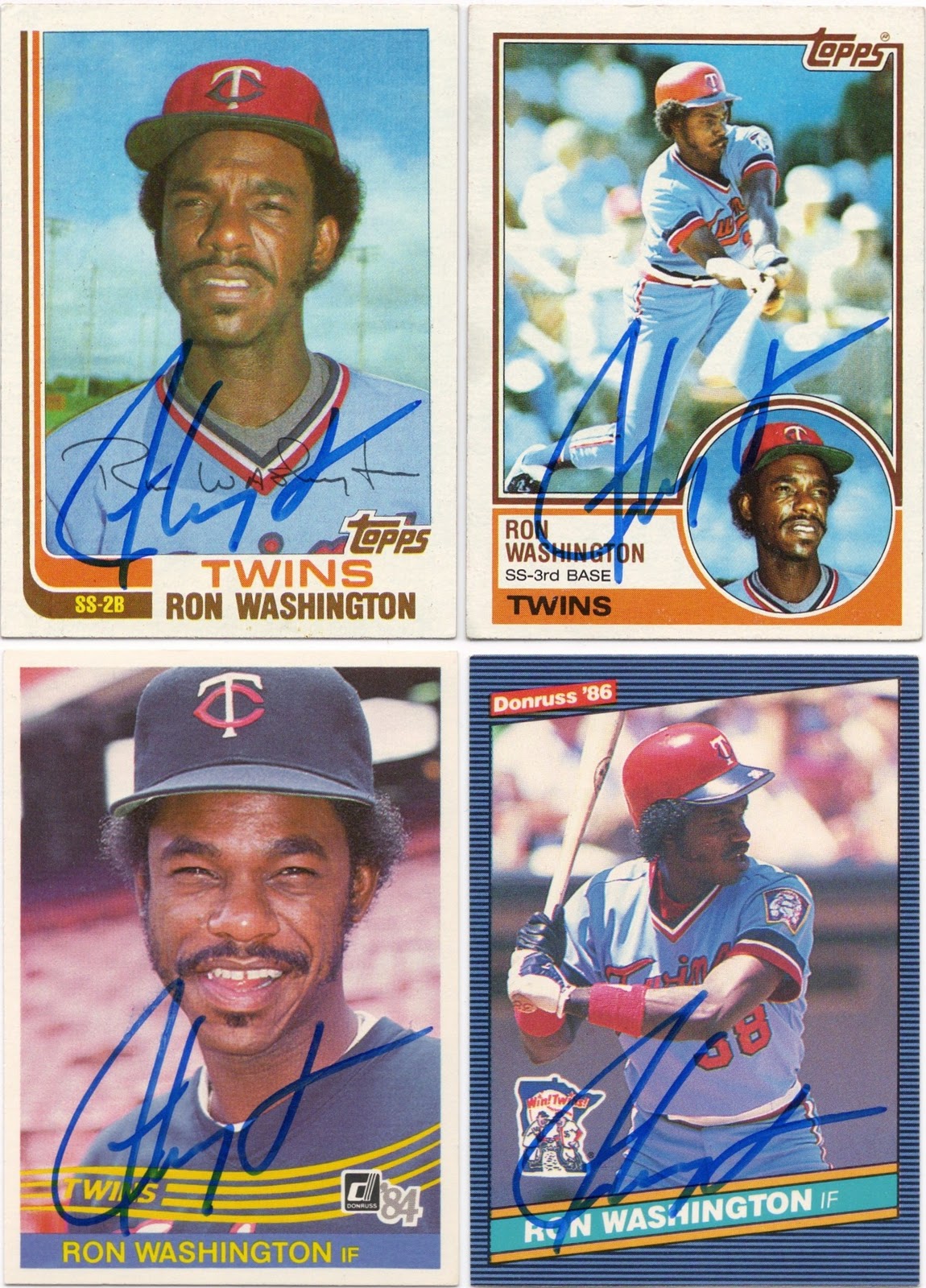 Signed DC Ron Washington