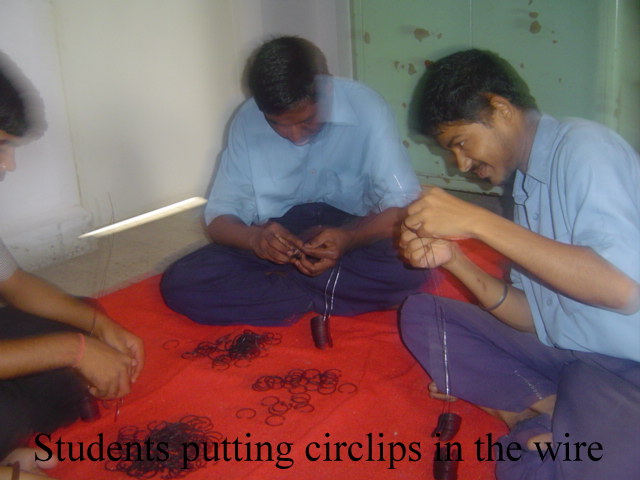 Sandnya For Mentally Challenged Star Circlip Job