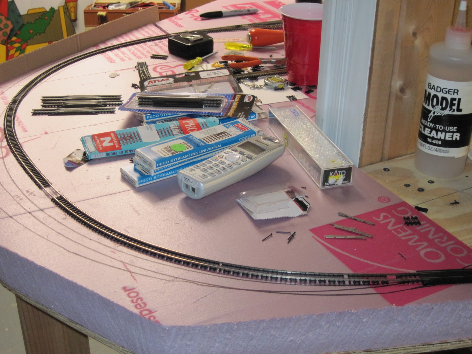 My N Scale Layout: Mainline Loop Completed!