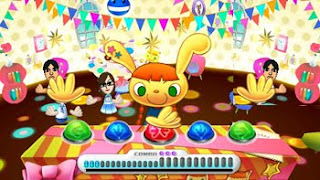 yellow rabbit at party in this game