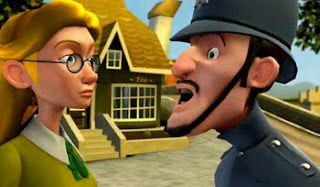 Blue Toad Murder Files The Mysteries of Little Riddle video game policeman and girl