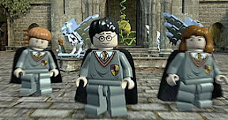 lego harry potter screen with harry and friends