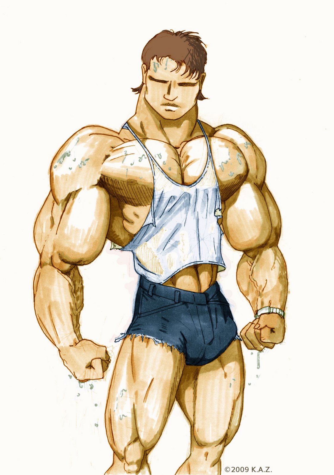 культурист карикатура. арты качков. баки ханма бицепс. качок райнхард арт. Silverjow q8+.