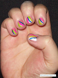 nail designs easy simple pretty colorful stripes really much which