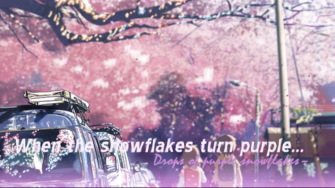 When the snowflakes turn purple....