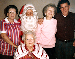 Mom, Santa, Mert, John & Grandma Dot