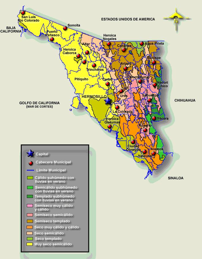 Conoce Sonora Sonora y sus mapas