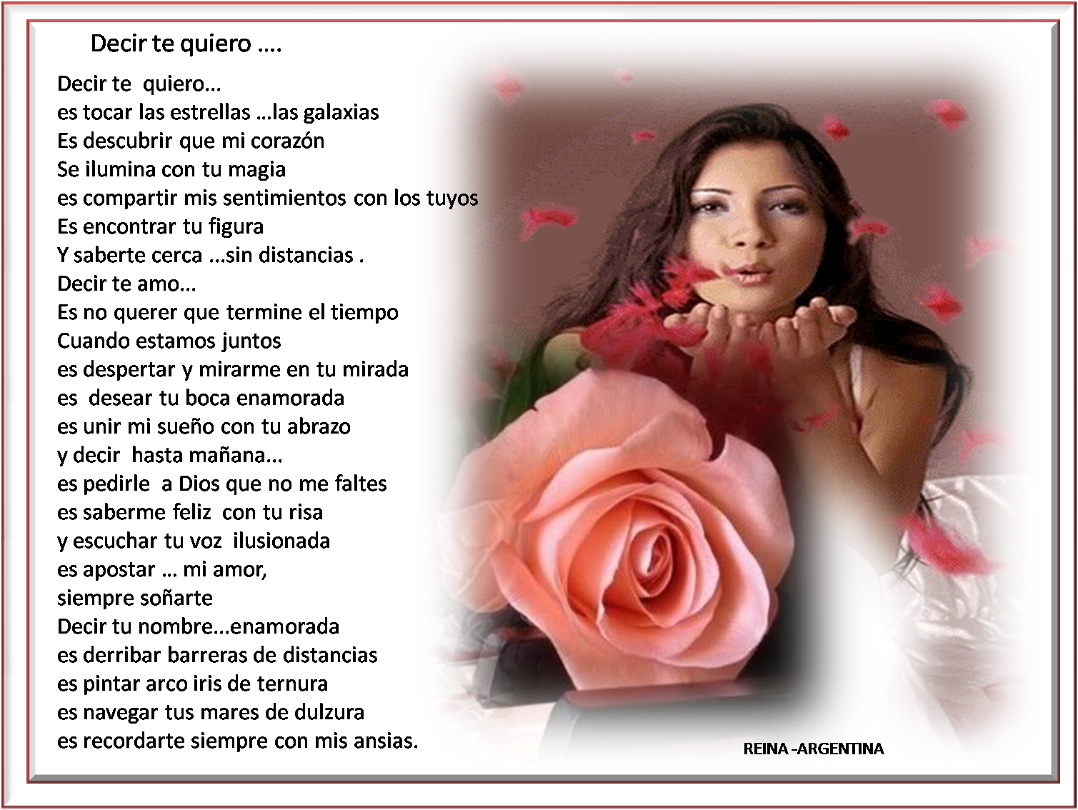 MENSAJES DE LUZ: DIGO TE QUIERO